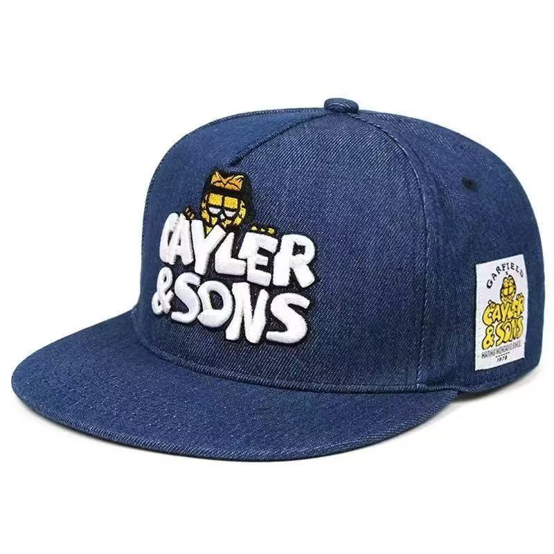 Snapback Hat Flat - Новая аниме-кепка с вышивкой и надписью