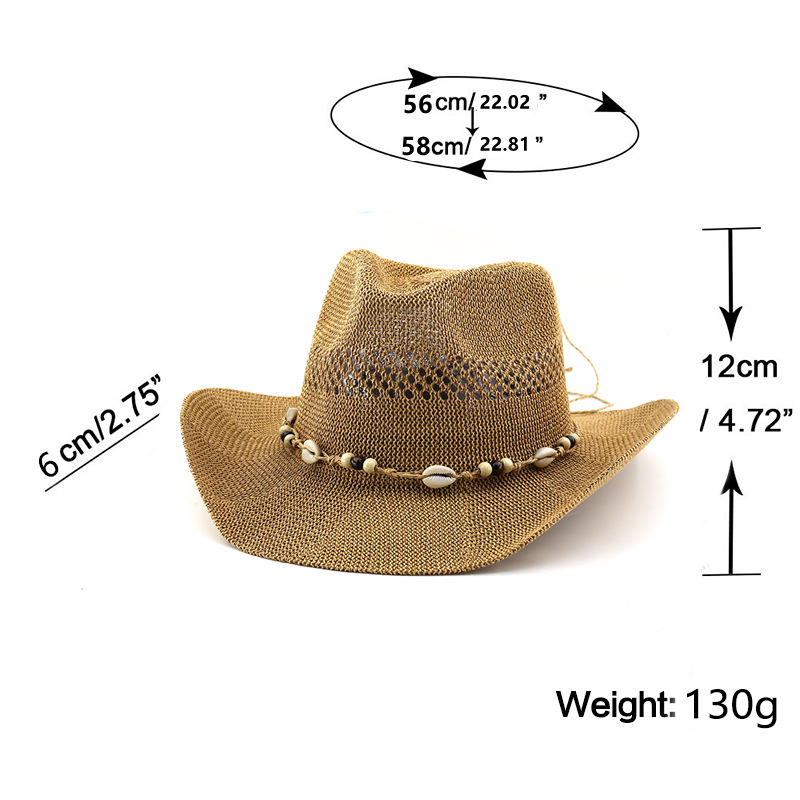 Новая летняя дышащая соломенна – обзор и цена Cowboy Hat Straw