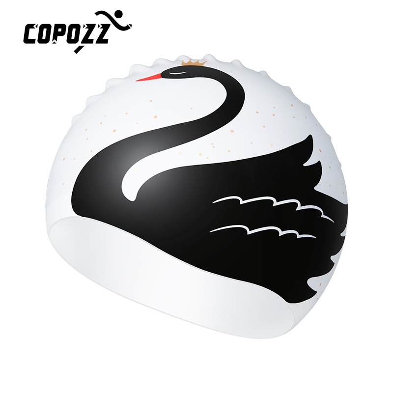 Шапочки для плавания с узором  – обзор и цена Swim Hat Silicone
