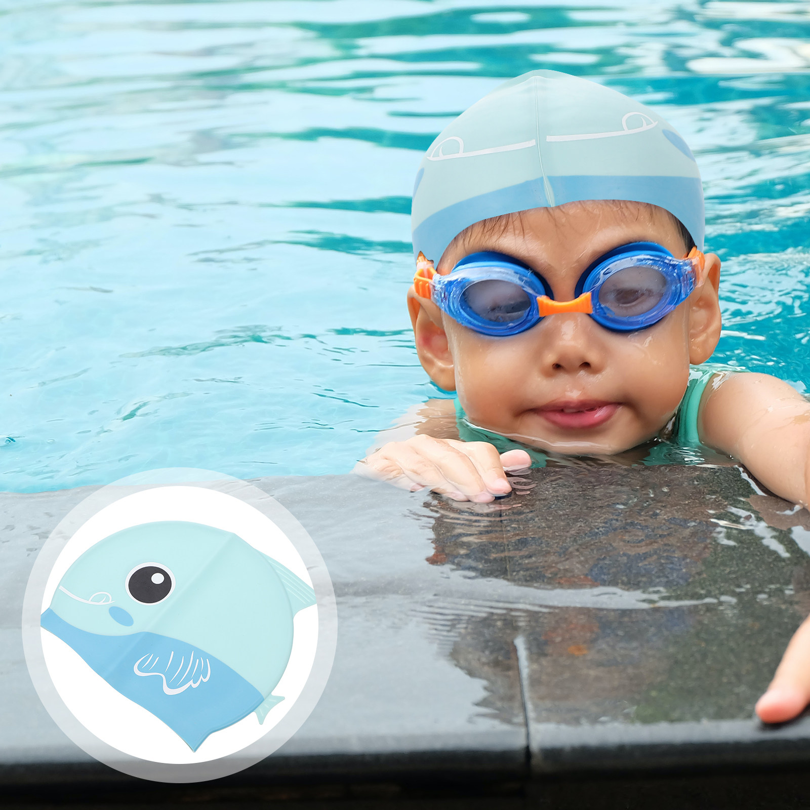 Детская силиконовая шапочка дл – обзор и цена Swim Hat Silicone