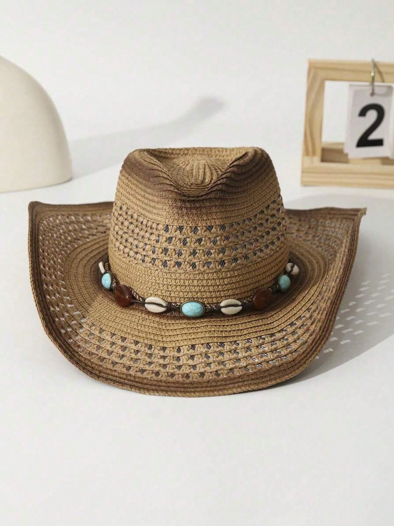 Унисекс коричневая соломенная  – обзор и цена Cowboy Hat Straw